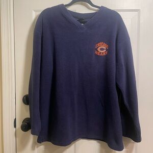 NFL Chicago Bears Navy Blue Fleece Sweater